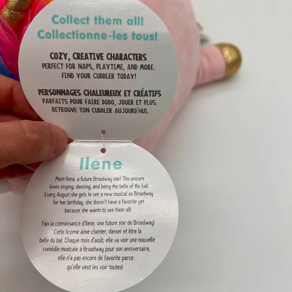 NWT 🥀 Ilene the Pink Unicorn Cuddler Squishmallow - Picture 5 of 5